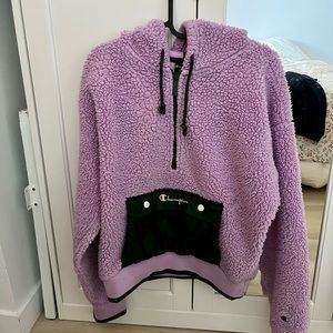 Champion Pink polar half zip